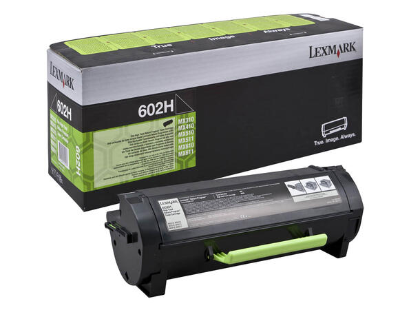 Toner Lexmark 602H toner black HC 60F2H00, 10.000 sider 